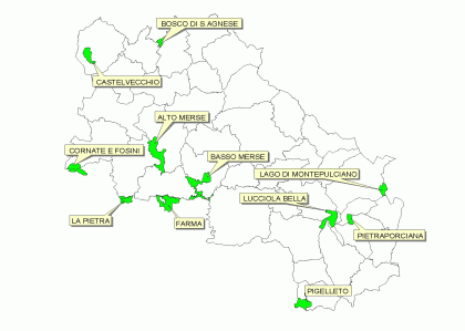 mappa riserve